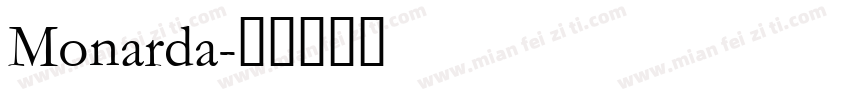 Monarda字体转换