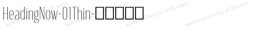 HeadingNow-01Thin字体转换