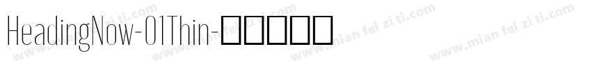 HeadingNow-01Thin字体转换