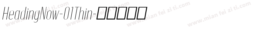 HeadingNow-01Thin字体转换