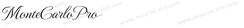 MonteCarloPro字体转换