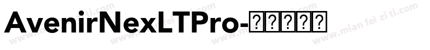 AvenirNexLTPro字体转换
