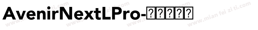 AvenirNextLPro字体转换