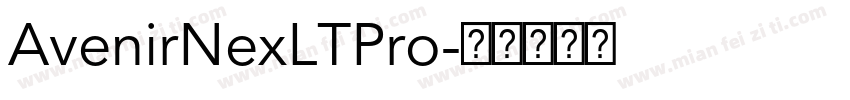 AvenirNexLTPro字体转换