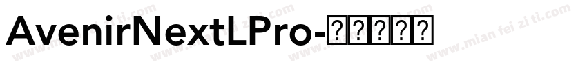 AvenirNextLPro字体转换