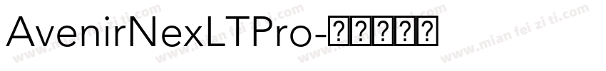 AvenirNexLTPro字体转换