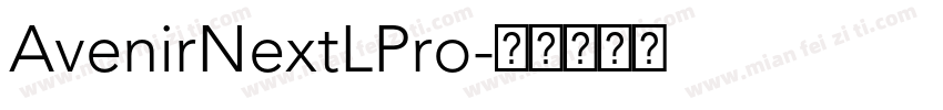 AvenirNextLPro字体转换