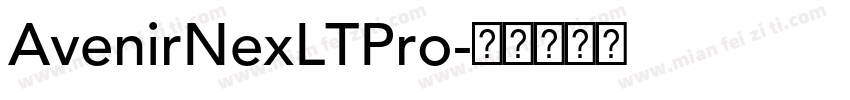 AvenirNexLTPro字体转换