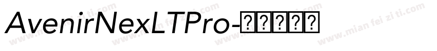 AvenirNexLTPro字体转换