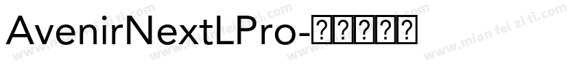 AvenirNextLPro字体转换