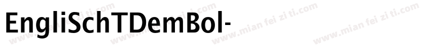 EngliSchTDemBol字体转换