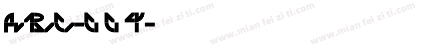 ABC-004字体转换