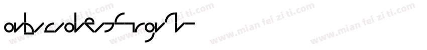 abcdefrgl字体转换