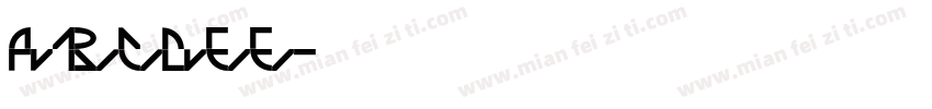 ABCDEE字体转换