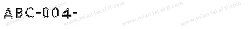 ABC-004字体转换