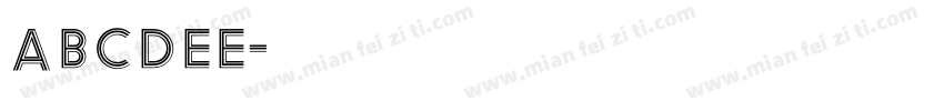 ABCDEE字体转换