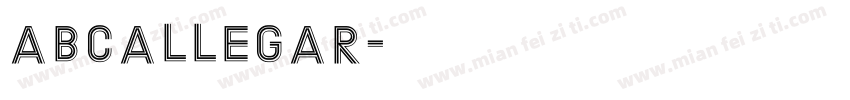 abcAllegar字体转换