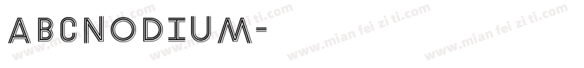 abcNODIUM字体转换