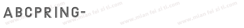 abcpring字体转换