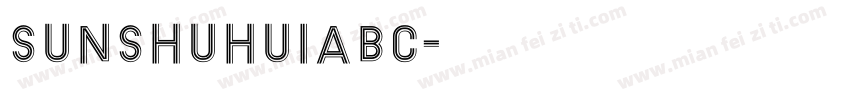 sunshuhuiabc字体转换