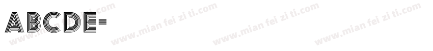 ABCDE宋体字体转换