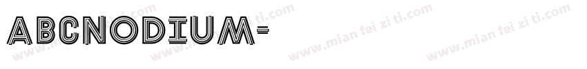 abcNODIUM字体转换
