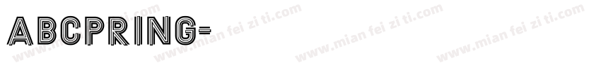 abcpring字体转换