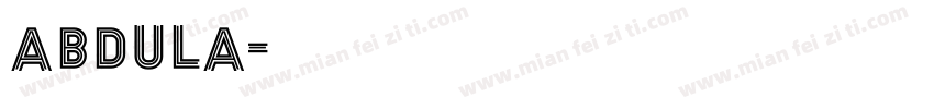 abdula字体转换