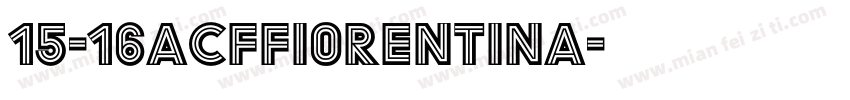 15-16ACFFiorentina字体转换