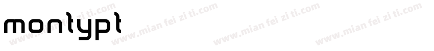 montypt字体转换