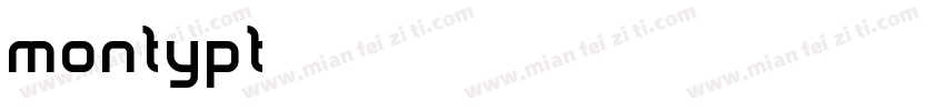 montypt字体转换
