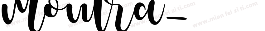 montra字体转换