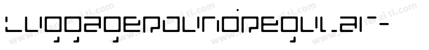 LuggageRoundRegular字体转换