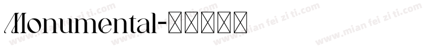 Monumental字体转换