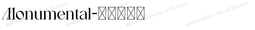 Monumental字体转换