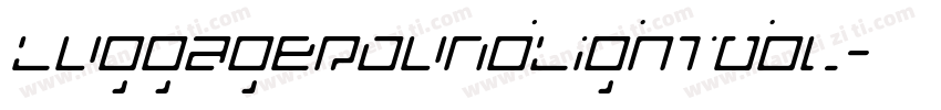 LuggageRoundLightObl字体转换