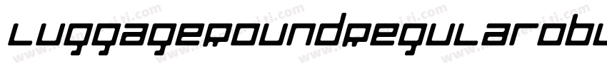 LuggageRoundRegularObl字体转换