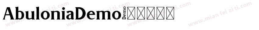 AbuloniaDemo字体转换