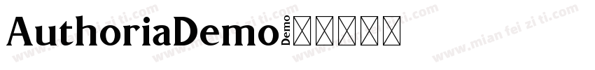 AuthoriaDemo字体转换