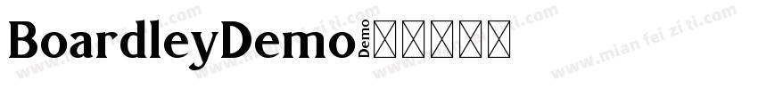 BoardleyDemo字体转换