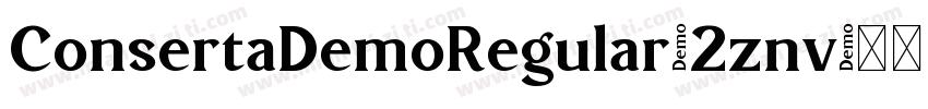 ConsertaDemoRegular-2znv字体转换