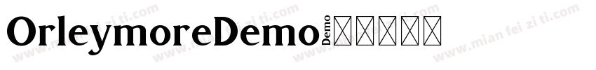 OrleymoreDemo字体转换