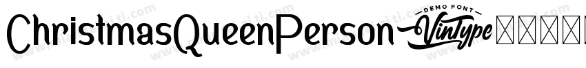 ChristmasQueenPerson字体转换