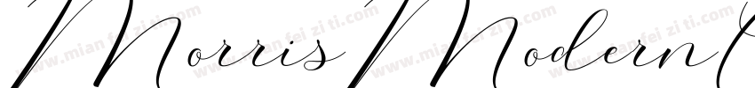 MorrisModernC字体转换