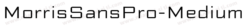 MorrisSansPro-Medium字体转换