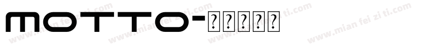 Motto字体转换