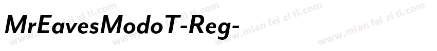 MrEavesModoT-Reg字体转换