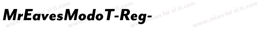 MrEavesModoT-Reg字体转换