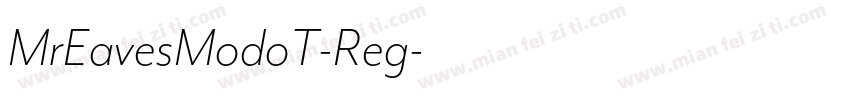 MrEavesModoT-Reg字体转换