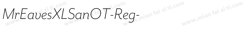 MrEavesXLSanOT-Reg字体转换